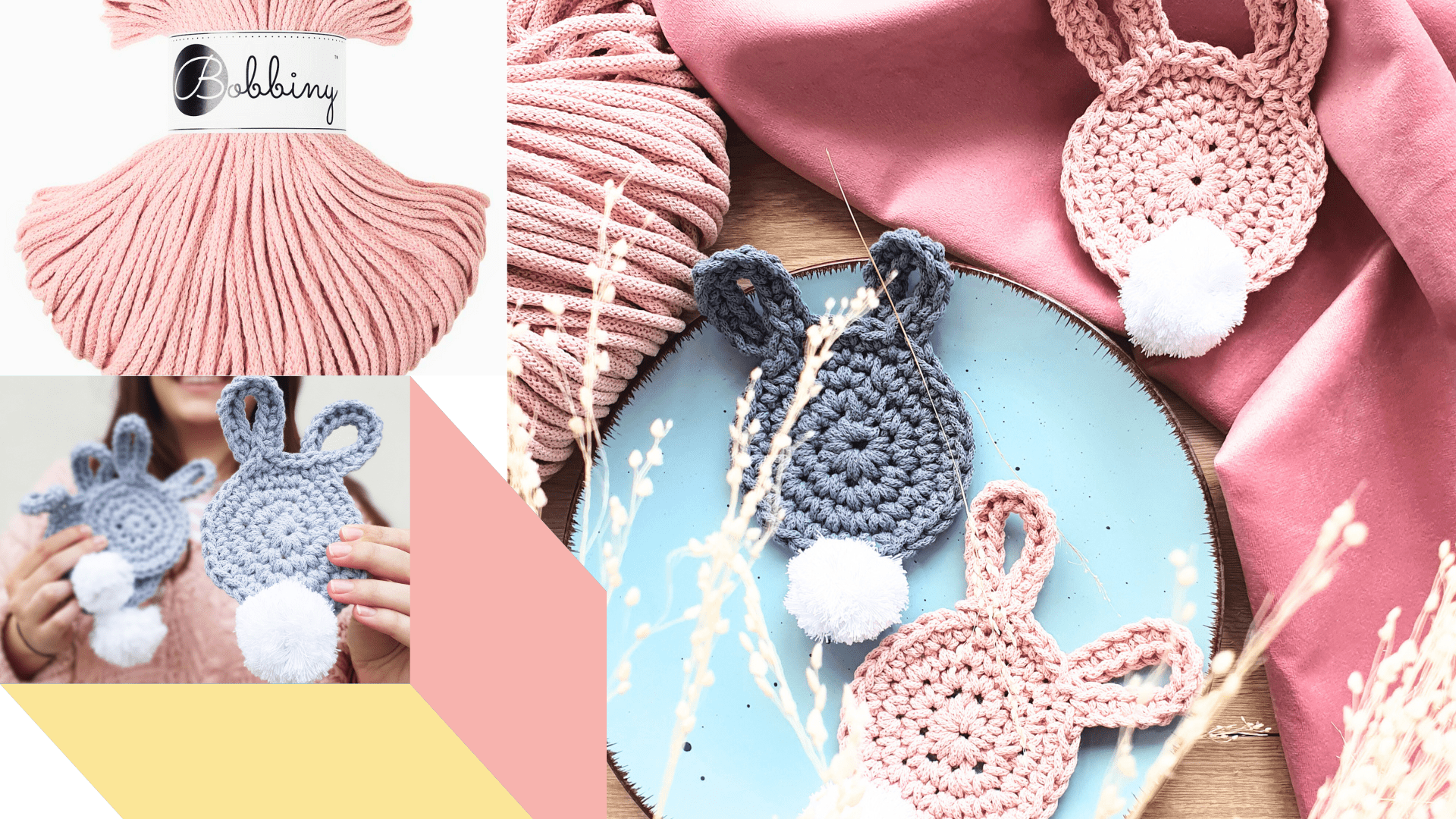 Tutorial de croșetat suporturi-iepuraș